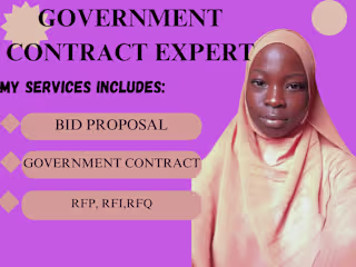 I will research RFP and write winning government contracts.