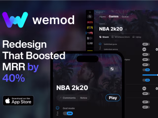 WeMod · Redesign That Boosted MRR by  40%