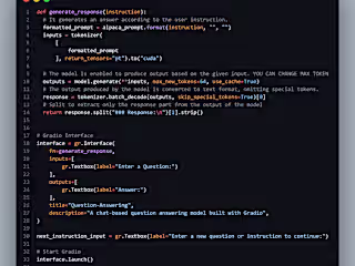Chat Bot by Fine Tuning Llama