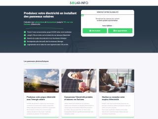 Landing Page - Solar Info