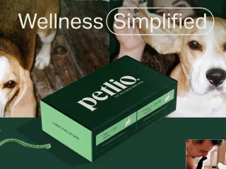 🐶 Petlio: Rebrand, Web & Packaging Design