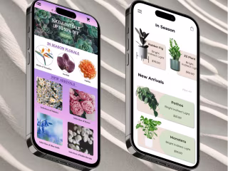 Garden Center App Design