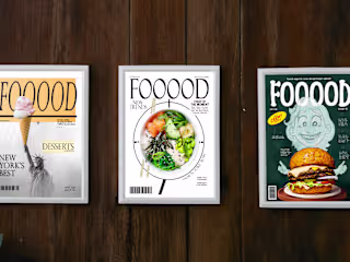 FOOOOD: Magazine Cover Designs