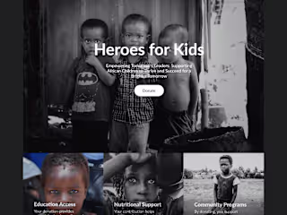 Charity Website Design