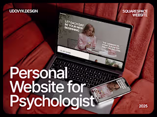 Website Design for Psychologist | Squarespace website