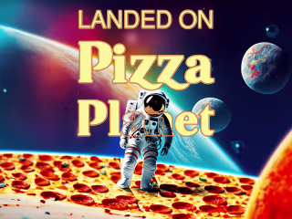 Landed on Pizza Planet