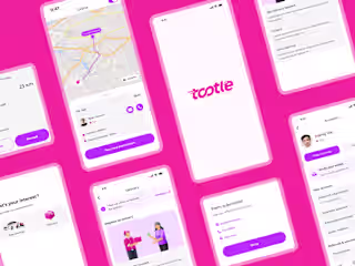 Tootle Mobile App Design
