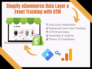 🛍️ Shopify eCommerce Data Layer & Event Tracking with GTM 📊