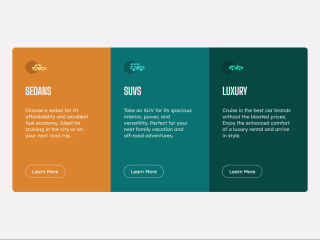 3 Column Preview Card Component