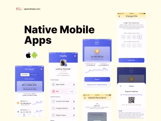 Mobile App UI Design for a Lending Platform - FinTech, Web3