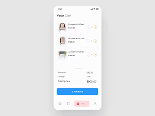 E commerce mobile app