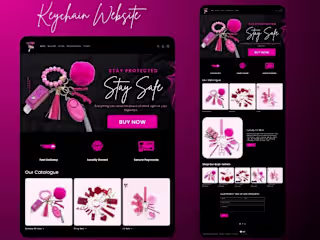 KeyChain Shopify Website Design