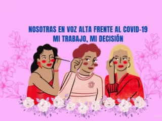 Nosotras en voz alta frente al COVID-19: Audio project.