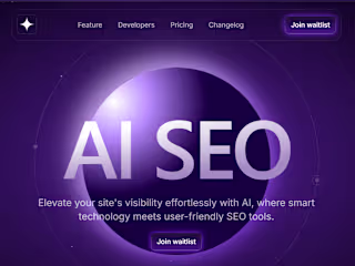 AI SEO – Animated Landing Page with Framer Motion & Tailwind