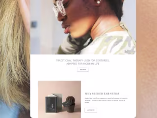 Graphic & UI/UX Website Design for Wellness Company