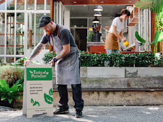 Taste of Paradise Caribbean restaurant brand identity :: Behance