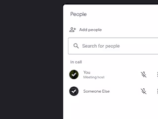 Google Meet Participants Checklist