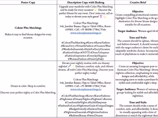 Social Media Content Planner/Calendar