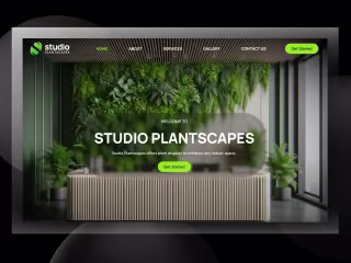 Studio Plantscapes - WIX Studio Website