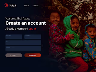 Kaya: A Volunteering Website