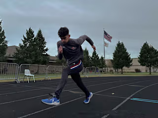 Video: 'Track is another sport's punishment'