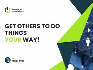 How to let others do it your way