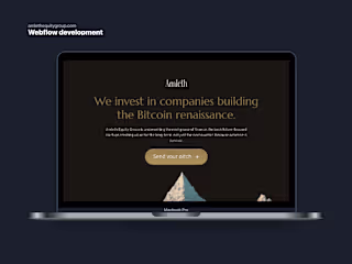 Landing page development