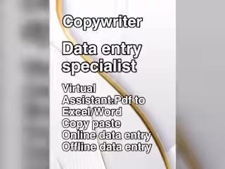 Copywriter,virtual Assistant 
