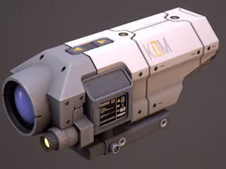 Sci-fi scope stylized game asset