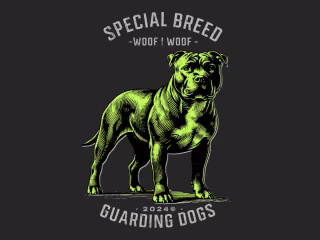 Special dog breed logo