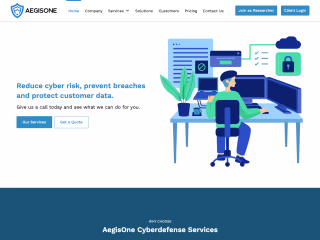 AegisOne CyberDefense Website