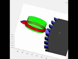 Creating a gear manufacturing process using Matlab - YouTube