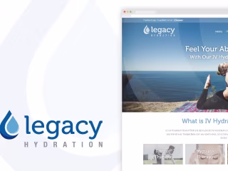 Legacy Hydration Brand Identity Design + Website
