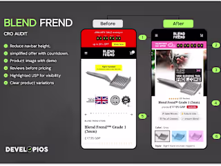 Blend Frend | Shopify Website CRO Audit