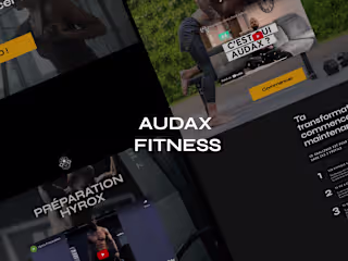 Audax Fitness - Web Design in Showit
