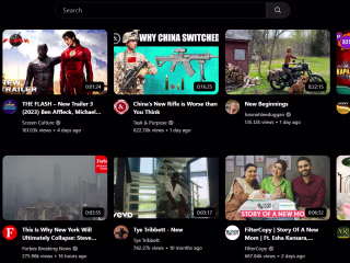  React Responsive YouTube Clone