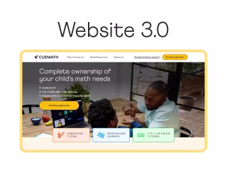 Cuemath's Website Redesign
