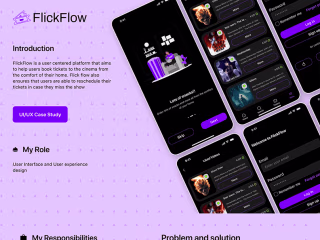 FlickFlow; Movie ticketing App Case Study :: Behance