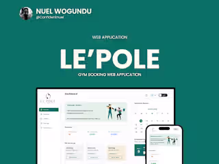 Le'Pole Gym Booking Web App