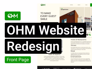 
O'Reilly Hospitality Management Website Redesign V1