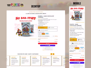 Points | Low Sugar Landing Page using Replo