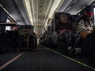 Trump supporters ride train across country to attend inaugura...