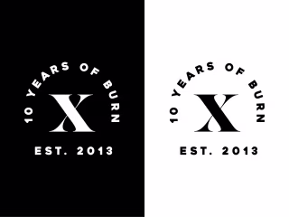 Burncycle 10 Year Anniversary Logo / Merch Design