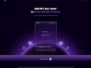 GPTStick - Stick GPT to Every Website
