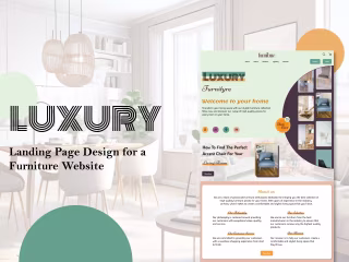 FURNITURE - Landing Page Design