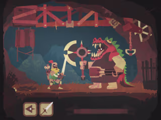 Boss fight Mini game (The Brave Knight)