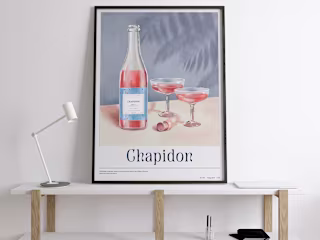 Illustration for Sparkling wine