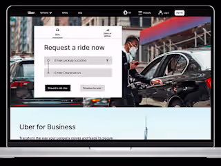 Uber Landing Page Redesign on Behance