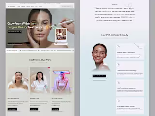 TranquilGlow MedSpa Website