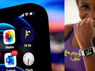 Fitness App - Brand Identity Design :: Fit Up